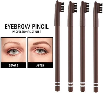 NADJA NEW SMUDGE PROOF EYE BROW PENCIL BROWN SHADE FOR GIRLS(BROWN)