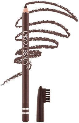 Lakyou Beauty Eyebrow Pencil - 1.5gm brown | Precision Brow Definition with Matte Finish(Brown)