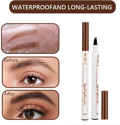 FLORERO Eyebrow Makeup Microblading Eyebrow Pen(Brown)
