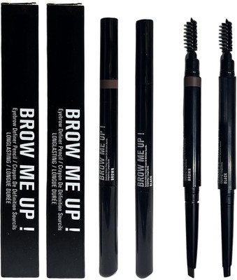 maliao Brow Me Up Eyebrow Pencil Black And Brown(Black And Brown)