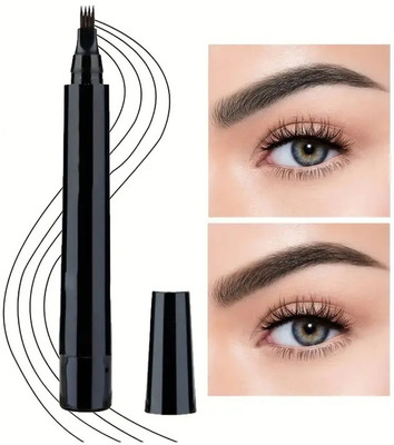 WOONGMI Eyebrow Brush Waterproof Long Lasting Coverage Styling(BLACK)