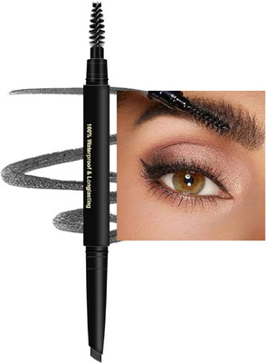 MYEONG Eye Brow Artist Long Lasting Automatic Eyebrow Pencil And Brush(Jet Black)