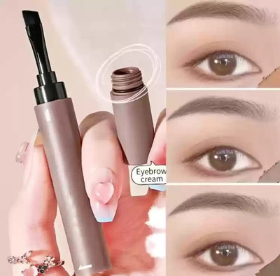 Jiwoo 2IN1 Brow Brush Long-lasting & Waterproof (BROWN)(brown)