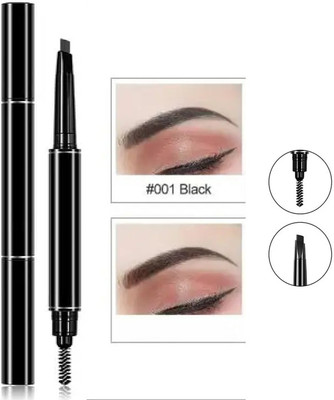 Sheny BROW SETTING 2 IN 1 EYEBROW PENCIL PACK OF 1 (black)(black)