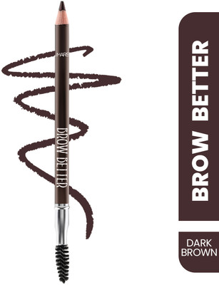 MARS 2-in-1 Eyebrow Pencil | Effortless Filling & Precise Shaping with Spoolie Styler(Dark Brown)