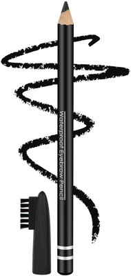 AMOSFIA Waterproof Eye Brow Pencil Black Eyebrow(Ink Black)
