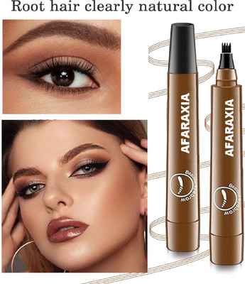 AFARAXIA TINT MY 4-TIP BROW Liquid Eyebrow Pencil Waterproof-1(Brown)
