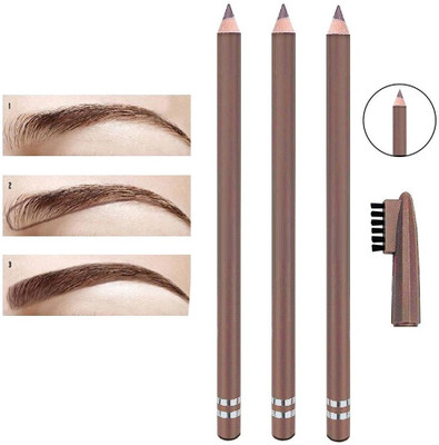BLUEMERMAID GORGEOUS LOOK BROWN EYE BROW PENCIL FOR PERFECT EYE LOOK(BROWN)