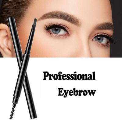 NADJA Brow Pencil 2-in-1 Dual-Ended Eyebrow(BLACK)