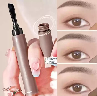 GABBU Eyebrow Cream Non-smudge Gray Setting Dye Brows Pen(gray)