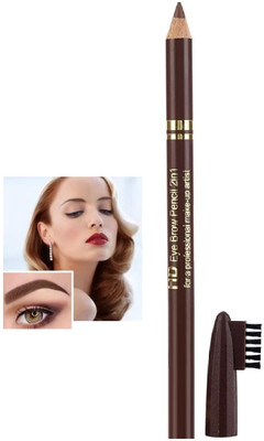 LILLYAMOR Waterproof Eyebrow Pencil With Brush | Smudge Proof set of 1(Brown)