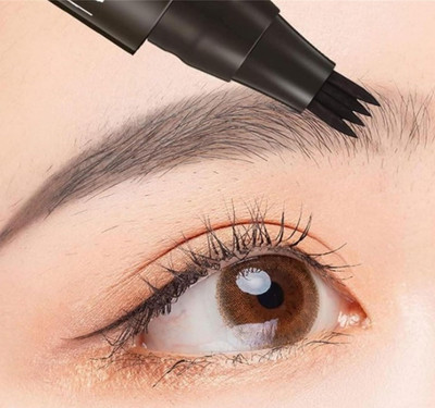 MYEONG Style Eyebrow 4 Tip Eye Brow Pencil(Black)