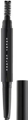 SHENYCOLORS 2-in-1 black eyebrow pencil for beautiful eyebrows(BLACK)