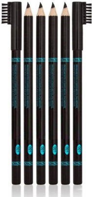 Libline best Smudge-proof eyebrow pencil for perfectly defined brows set (BLACK)(BLACK)