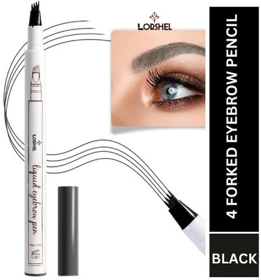 LORSHEL FINE SKETCH LIQUID EYEBROW PEN eye brow brush(Black)