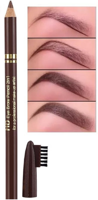 JANOST Super Eyebrow Pencil With Brush | Smudge Proof Eyebrow Definer(BROWN)