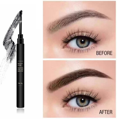 GFSU - GO FOR SOMETHING UNIQUE Waterproof Eyebrow Cream Pen with Brush Lasting Not Smudge(black)