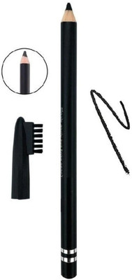 GFSU - GO FOR SOMETHING UNIQUE New Waterproof & Long lasting Black Eyebrow Pencil With Brush(black)