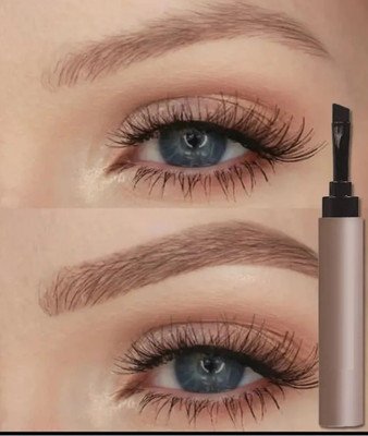 Jiwoo Brush Long-lasting & Waterproof Eyebrow Cream Gel With Brush(brown)