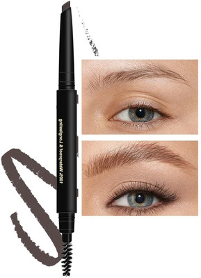 MYEONG Brow Artist Eyebrow Pencil | Dual-Ended Eyebrow Pencil | Highly Pigmented Pencil((Natural Brown))