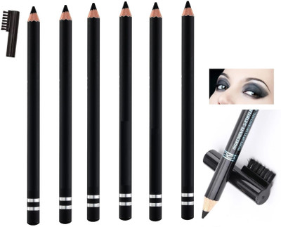 YAWI Waterproof Eyebrow Pencil With Brush | Smudge Proof Eyebrow Definer Pencil(Black)
