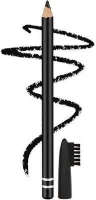 JANOST Matte Soft Eye Brow Pencil Black , Long Stay , Waterproof(Black)