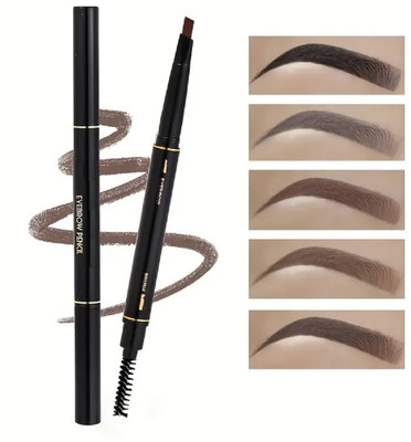 Gonegal Matte Eyebrow Pencil With Brush Water Resistant Tip Eyebrow Pencil(Brown)
