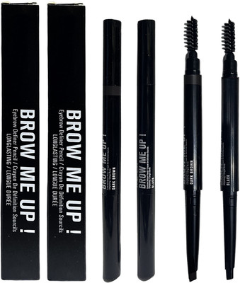 maliao Brow Me Up Eyebrow Pencil Black And Drack Brown(Black And Drack Brown)