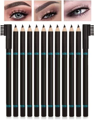 tanvi27 SUPER STAY LONG LASTING MATTE FINISH EYE BROW PENCIL(BLACK)