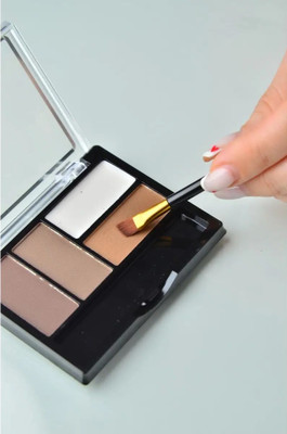 luzimaisa 4 Color Eyebrow Powder Cake Palette(multi color)