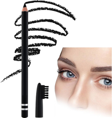 Luster Shine Filling and Outlining Brown Color Eye Brow Pencil(Black)