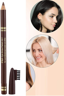 Neycare PC 1 Easy brows Eyebrow Pencil with Brush Smudge proof Eyebrow Definer Pencil(Brown)