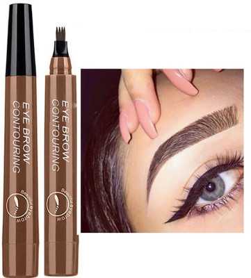 WOONGMI One Swipe Micro Precision Eyebrow Pen Color, Waterproof & Smudge-proof 1 g(Brown)
