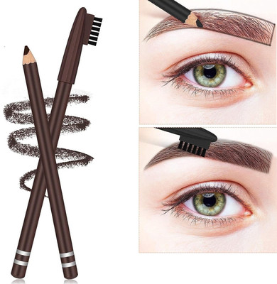 Thristygirl Eyebrow Shaping Pencil with Soft Brush 2-1 Brow Filling Pencil(Brown)