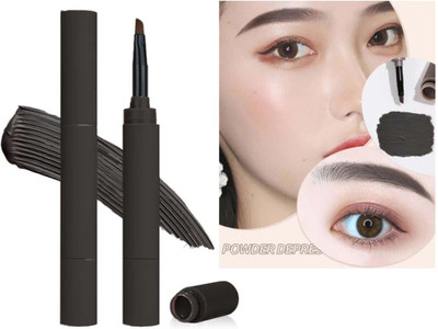 ADJD Brush Long-lasting & Waterproof Eyebrow Cream Gel With Brush(BLACK)