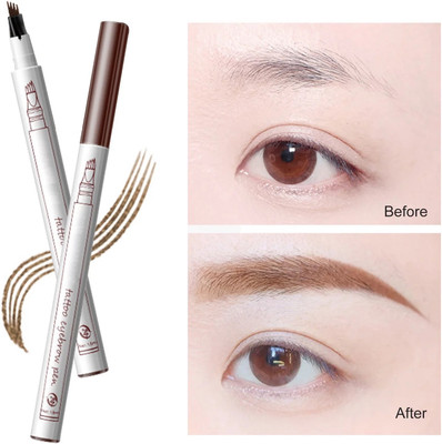 luzimaisa New Eyebrow Micro blading Pen Waterproof, Long Lasting 1 ml(brown)