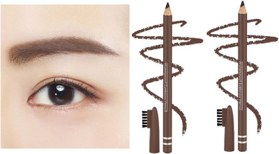 BLUEMERMAID MATTE FINISH BROWN EYE BROW PENCIL FOR PERFECT EYE LOOK(BROWN)