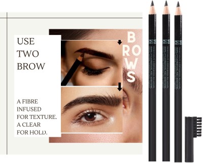 LILLYAMOR Best Long Staying Smudge Free Eyebrow Pencil(Black)