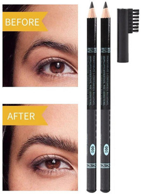 MYEONG Eyebrow Pencil waterproof long and lasting(Black)