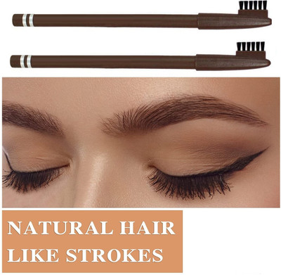 Wonholli Durable and Long Lasting Eyebrow Pencil 4 g(BROWN)
