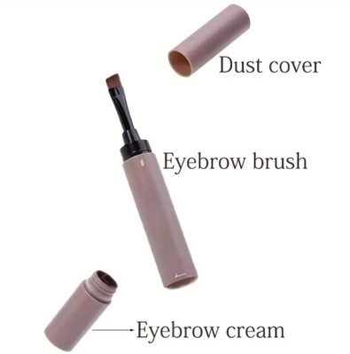 Latixmat Eye Brow Gel Waterproof Extreme Tinting Sweatproof Eyebrow Dyeing Cream(Shade-1)