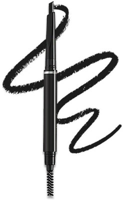 DARVING 2-IN-1 Expert Eyebrow Pencil | Brow Filling Pencil with Spoolie | Intense Color(BLACK)