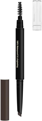 Arcanuy Smudge Proof Eye Brow Pencil With Spoolie(Brown)