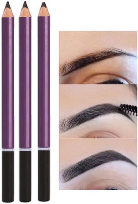 Yuency Super quality water proof eye brow pencil with brush(black)