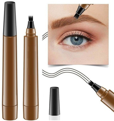 manasona Eyebrow Pen - Brown | Waterproof & Smudge-Proof Eyebrow Pencil(Brown)
