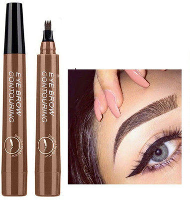 WOONGMI High Pigment Long-lasting Stay up to 24 Hours Eyebrow Pen(Brown)