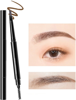 luzimaisa 2-in-1 Eyebrow Pencil | Effortless Filling & Precise Shaping with Spoolie 2 ml(brown)