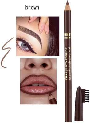 JANOST Finish Eyebrow Pencil With Brush | Smudge Proof Eyebrow Definer(BROWN)