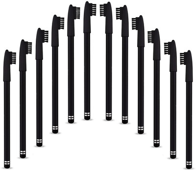 MYEONG Eye Brow Pencil Black Long Lasting And Waterproof Eyebrow Pencil(Black)