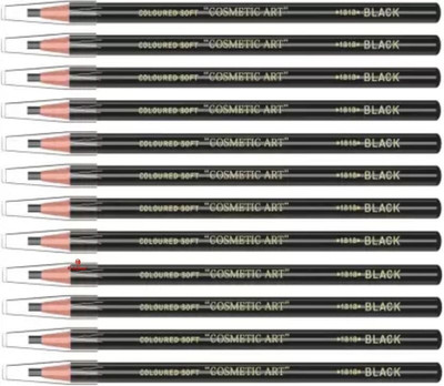 HUDAQUEEN Brown Color Waterproof Brow Liner - Natural Finish, Daily Use (12 Pcs)(Brown)